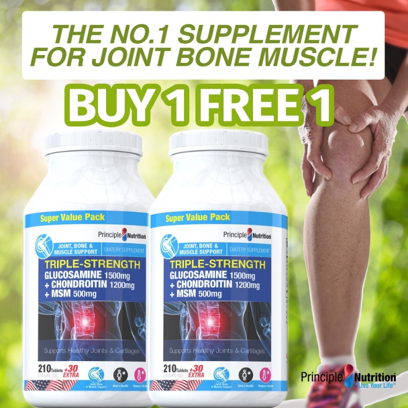 sản phẩm bổ xương Principle Nutrition Triple-Strength