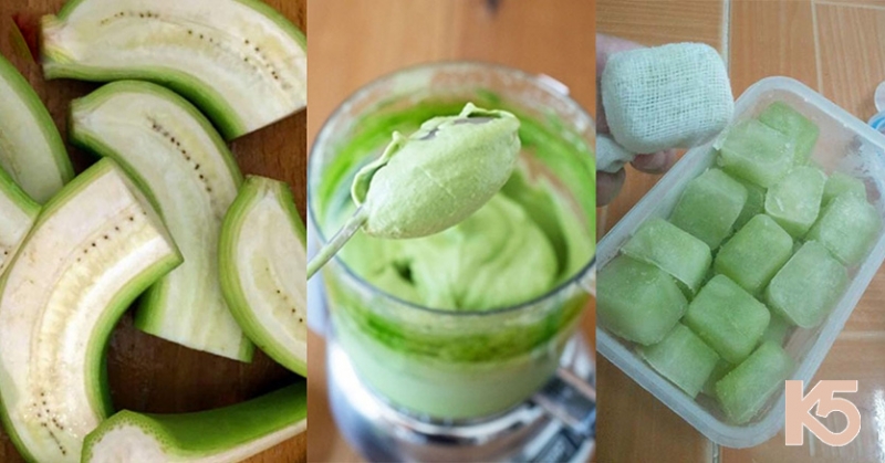 làm đá từ chuối xanh