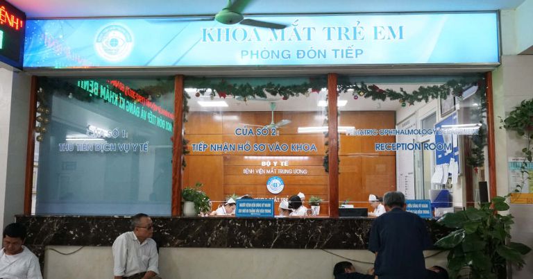 khoa mắt trẻ em bệnh viện mắt Trung Ương